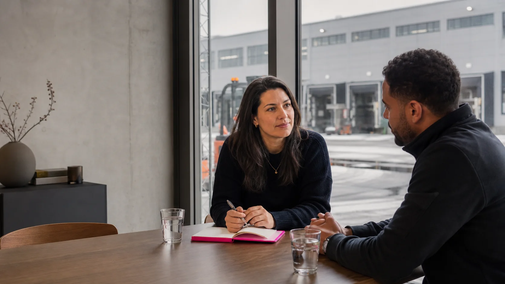 Personligt rekryteringssamtal mellan kandidat och rekryterare